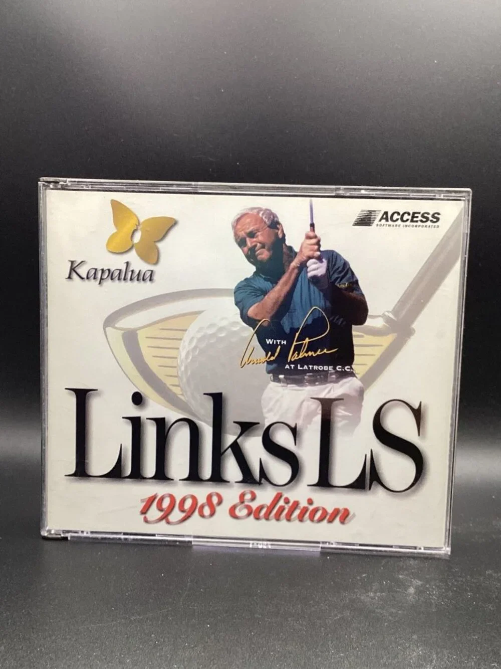 Links LS 1998 Edition Golf Computer PC Game 90s Vintage CD Rom USA Used OOP Rare